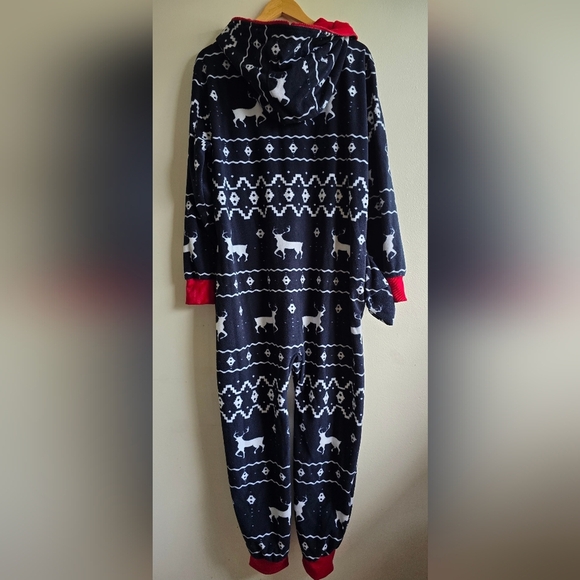 Tipsy Elves, Women's Blue Reindeer Jumpsuit - $89.95 - Picture 8 of 11